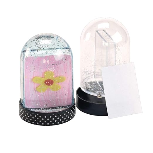 Colorations Create Your Own Snow Globe Kids Craft Kit, Set of 12, Create a Keepsake, Ideal Mothers Day or Fathers Day Gift, Birthday or Holiday, Can Be Personalized & Individually Designed