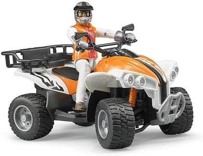 Bruder Quad with Driver (Colors May Vary)