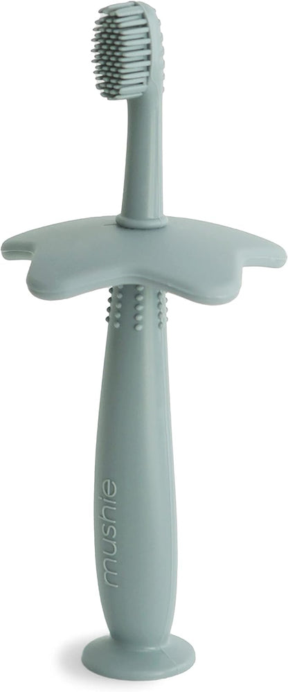 mushie Star Toddler Training Toothbrush (Cambridge Blue)