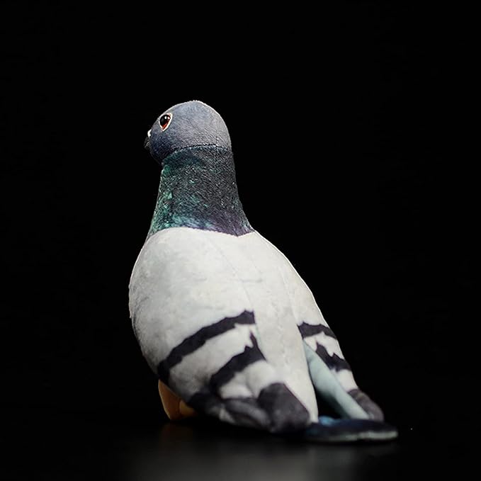 Grey Pigeon Plush Toy - Simulation Rock Columba Rupestris Stuffed Animal, Cute Rock Pigeon Plush Toy as Gift for Your Friends