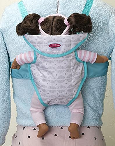 Madame Alexander Soft Gray Fabric Doll Carrier