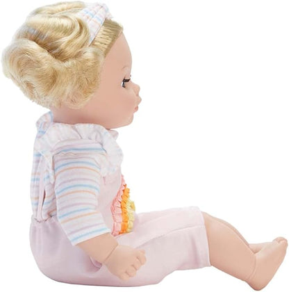 Madame Alexander 14" My Little Girl Rainbow Overalls Doll, Light Skin Tone