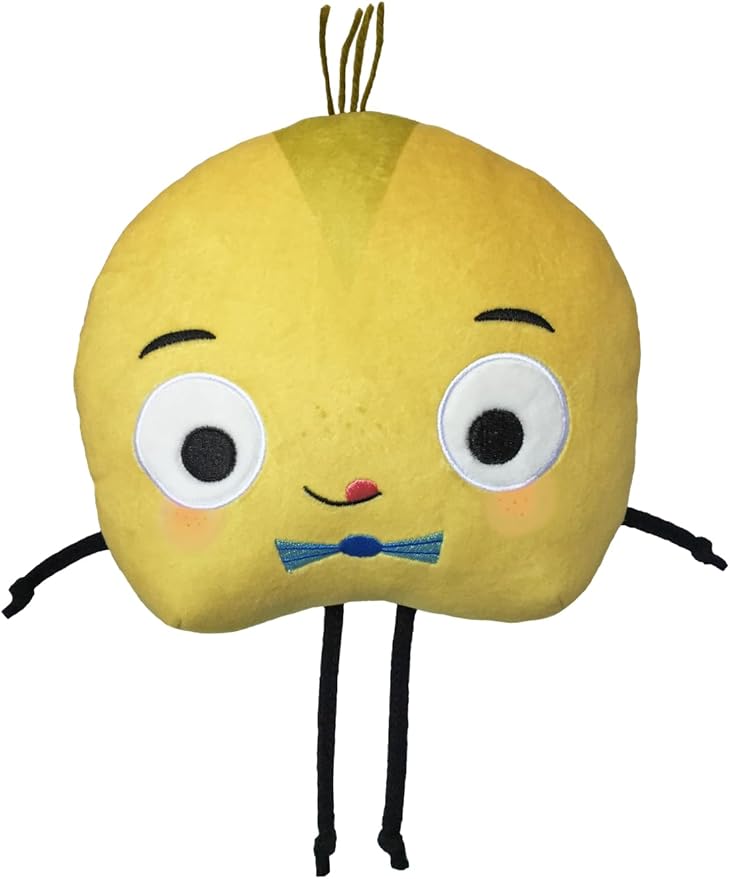 MerryMakers The Cool Bean Book Character Plush, Yellow