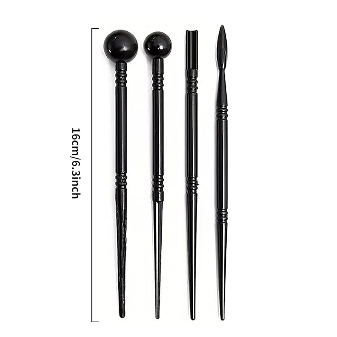 18Pcs Clay Sculpting Tool Set, Polymer Clay Kit with Ball Stylus Pens, Silicone Sculpting Brushes & Detail Carving Tools, Professional Pottery Modeling Tools for Clay, Ceramic & DIY Crafts