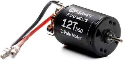 Spektrum Smart Firma 12T Rebuildable 550 3 Pole Brushed Motor, SPMXSM6123