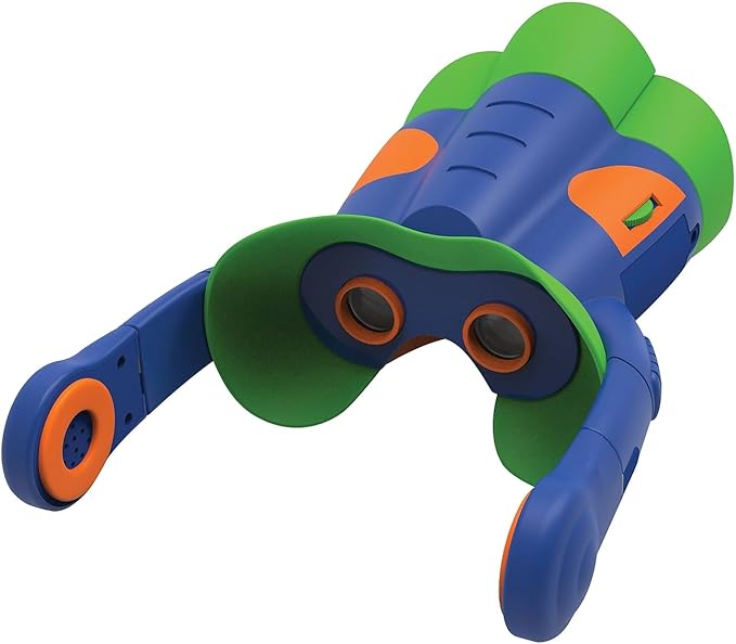 Educational Insights GeoSafari Jr. Kidnoculars Extreme, Kids Binoculars With Audio, Perfect Outdoor Toy For Ages 5+
