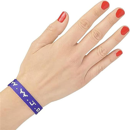 AMERICAN WIT Colorful W.W.J.D. Webbing Bracelets (12 Pack) (“What would Jesus do?”) Colors: black, army green, purple, bright red Religious Christian Wristband,