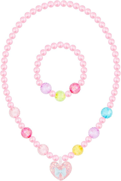 RR ROUND RICH DESIGN Kids Musical Jewelry Box with Drawer and Pretty Jewelry Set with Elegant Ballet Girl Theme - Swan Lake Tune White