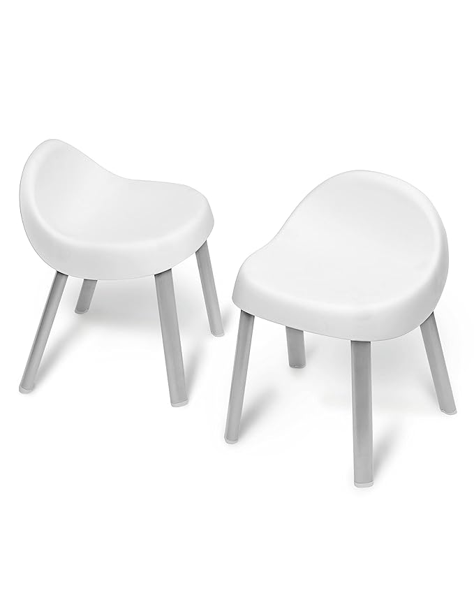 Skip Hop Toddler's Activity Chairs, Metal, White
