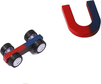 Junior Science Magnet Set for Education Science Experiment Tools Icluding Bar/U-Shaped/Iron Oxide Rest/Plate with Nickel