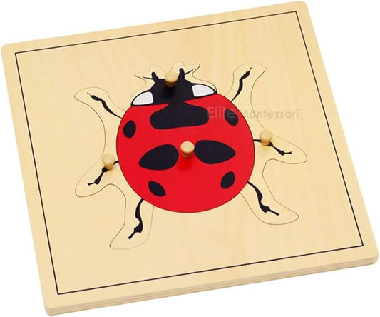 Montessori Lady Bug Puzzle