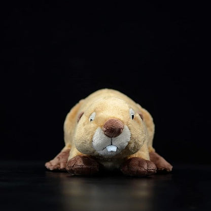 ZHONGXIN MADE Beaver Plush - Lifelike 12” Beaver Stuffed Animals Toy, Realistic Beaver Stuffed Soft Toys, Unique Plushie Toys Model Dolls Collection for Kids