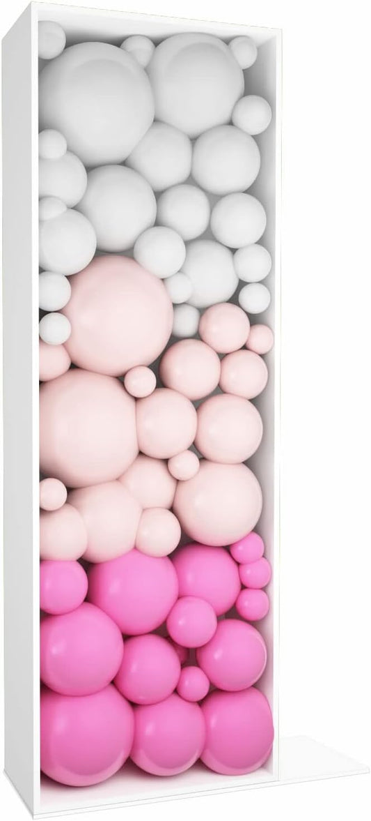 3FT Tall Mosaic Balloon Frame Letters Big Marquee Light Up Letters DIY Kit for Birthday Party Wedding Backdrop Decor Letter I Pre-Cut Foam Board