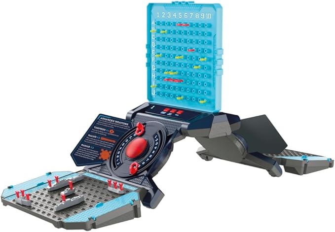 Hasbro Gaming Electronic Battleship Reloaded Board Game, Naval Combat Strategy Game with Sounds, Lights, Special Attacks, Ages 8 and Up, 1-2 Players