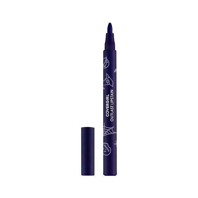 Covergirl Outlast Lipstain, 94 Spider's Web, Smooth Application, Precise Pen-Like Tip, Transfer-Proof, Satin Stained Finish, Vegan Formula, 0.06oz
