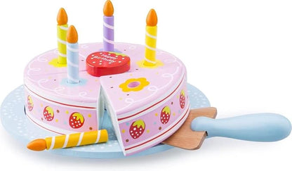 New Classic Toys Wooden Ice Cream Set Pretend Play Toy for Kids Cooking Simulation Educational Toys and Color Perception Toy for Preschool Age Toddlers Boys Girls
