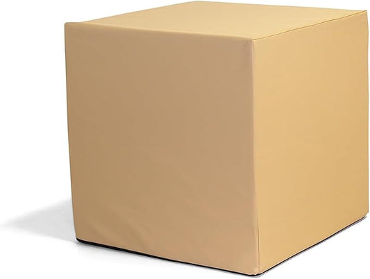 foamnasium Large Block, Indoor Foam Playset, Soft Toddler and Active Kids Play Foam Block for Crawling, Climbing, and Jumping, Made in The US, Enhanced Camel