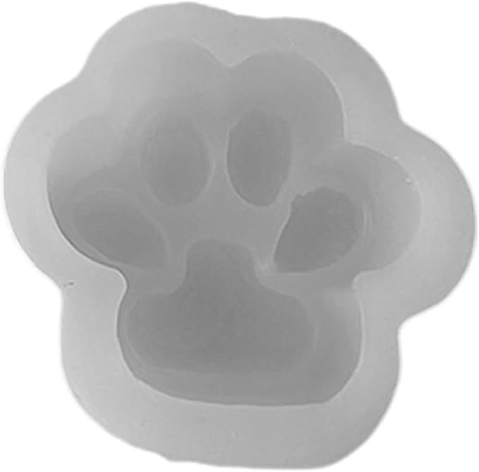 Portable Sturdy Silicone Cats Paws Squeeze Mold Set Craft Supplies for Kids Creativity and Home Decoration Enhancement