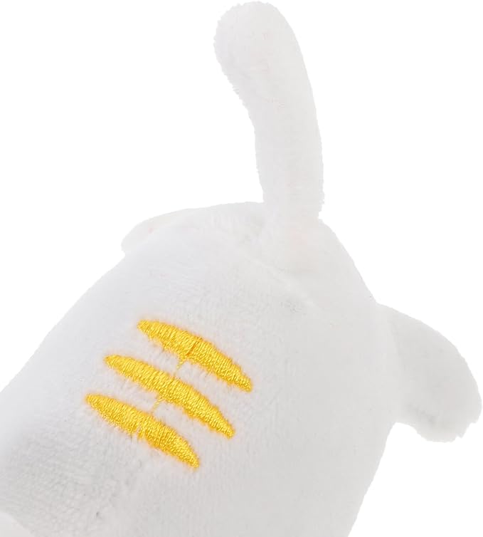 Vaguelly Cat Slap Bracelet,Stuffed Animal Slap Bracelets Adorable Plush Animals Huggers Slap Bracelets Interactive Toy for Kids Birthday Party Gifts White