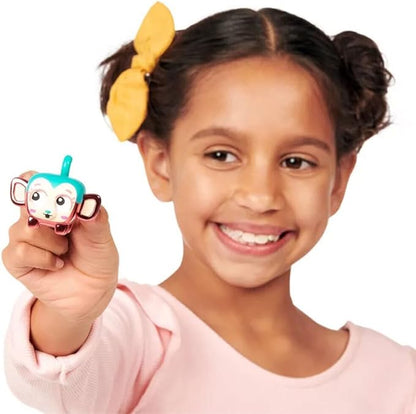 Little Live Pets - Squirkies: 3 Pack: Metallic Cheeky Pop Monkey | Interactive Fidget Toys, Fidget Feature, Click, Flick, Tangle, Pop, 30+ to Collect, Multiple Fidget Points, for Kids Ages 5+.