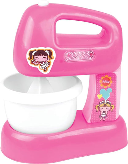 PowerTRC 2 Sets of Kitchen Appliance Playset with Light & Sound | Kettle, Coffee Maker, Mixer, Kitchen Accessories Toy for Kids