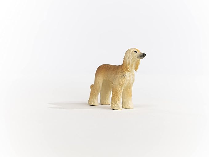 Schleich Farm World, Cute and Realistic Dog Toy Animals For Boys and Girls, Afghan Hound Dog Figurine, Ages 3+