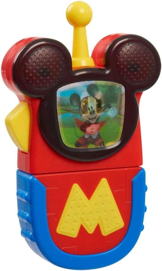 Disney Junior Mickey Mouse Funhouse Communicator with Lights and Sounds, Kids Toys for Ages 3 Up by Just Play