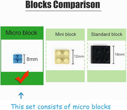 Paris Louvre Museum Building Blocks Set (3377Pcs) Famous World Architecture Educational Toys Micro Bricks for Kids Adults