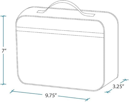 Wildkin Kids Insulated Lunch Box Bag for Boys & Girls, Reusable Kids Lunch Box is Perfect for Elementary, Ideal Size for Packing Hot or Cold Snacks for School & Travel Bento Bags (Zebra)