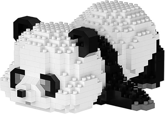 shenhailan Panda Mini Building Blocks, Micro Building Blocks for Adults and Kids 615 Pieces (Lying Panda)