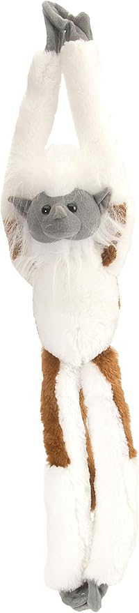 Wild Republic Cotton Top Tamarin Plush, Monkey Stuffed Animal, Plush Toy, Gifts For Kids, Hanging 20
