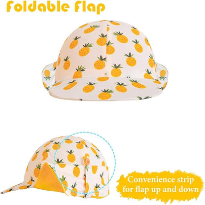 Gifts Treat Kids Legionnaires Hat, UPF 50+ Sun Protection Swim Cap Flap Hat for Kids, Quick Drying Sun Hat for Beach Seaside