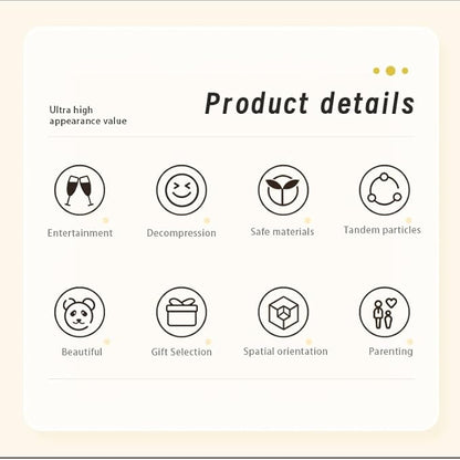 OZTZ Toy Bear Building Blocks Kit - Creative Game of 3D Bear Building Block Toys Brick Decorative Items (Childhood)