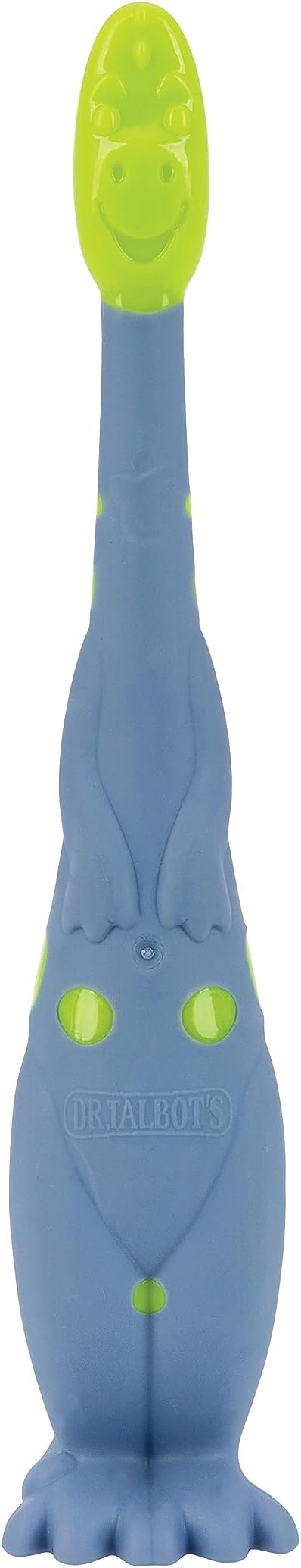 Dr. Talbot's Toddler Training Toothbrush - Soft Toddler Toothbrush for Kids - 6+ Months - Dino