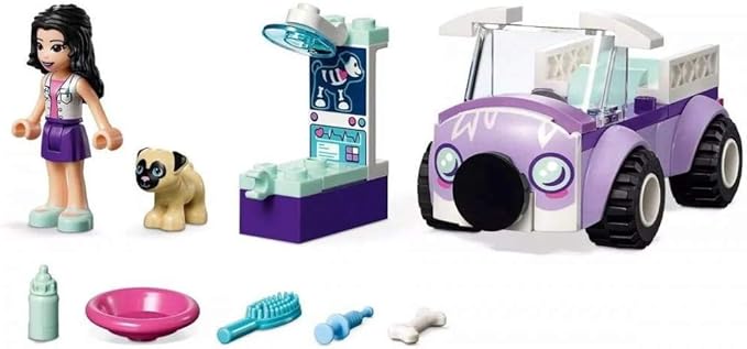 LEGO Friends 4+ Emma’s Mobile Vet Clinic 41360 Building Kit (50 Pieces)
