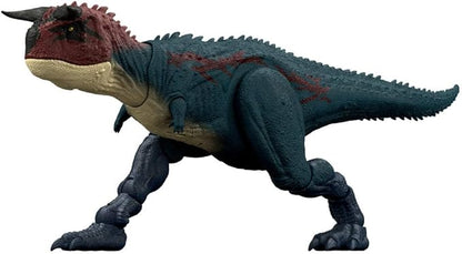 Mattel Jurassic World Dinosaur Action Figure, Running & Biting Carnotaurus with Roar Sounds, Charge N Chomp, Digital Play