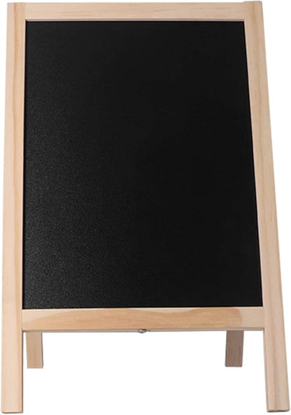 Jeanoko Kids Easel Whiteboard, Kids Easel Double Sided Foldable Standing Large Painting Space Poplar Structure Wooden Easel 25x40cm with Accessories