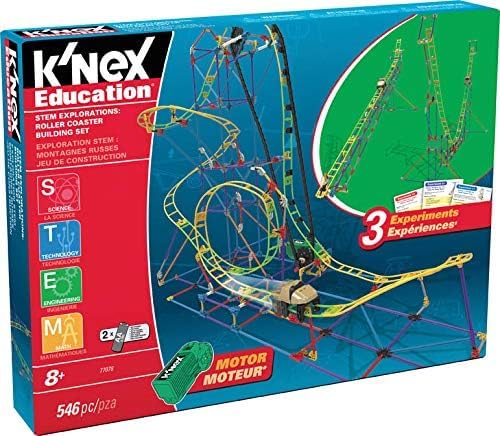 K'NEX Education - STEM Explorations: Roller Coaster Set ‚ 546 Pieces, Creative Building Set‚ Ages 8+