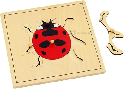 Montessori Lady Bug Puzzle