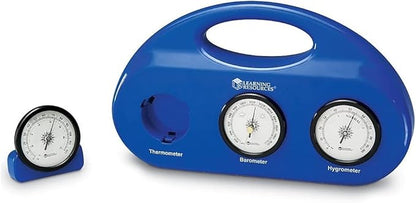 Learning Resources Weather Center Kit, Weather Science for Kids, Meteorology for Kids, Science at Home, Barometer, Thermometer, Hygrometer, Ages 5+