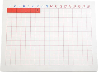 MEYOR Montessori Subtraction Board Mathematics Textbook for Preschool Early Learning Tool