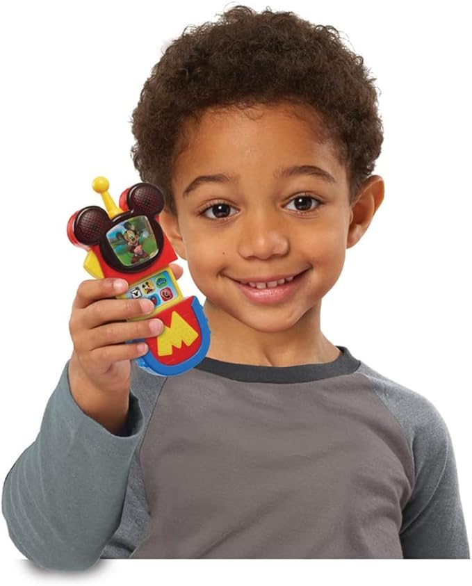 Disney Junior Mickey Mouse Funhouse Communicator with Lights and Sounds, Kids Toys for Ages 3 Up by Just Play