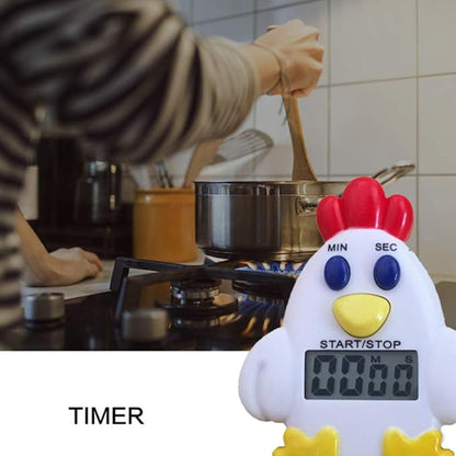 DOITOOL Mechanical Kitchen Timer, Cute Chick Timer for Kids, Wind Up 60 Minutes Manual Countdown Timer for Classroom, Home, Study and Cooking (with Battery)