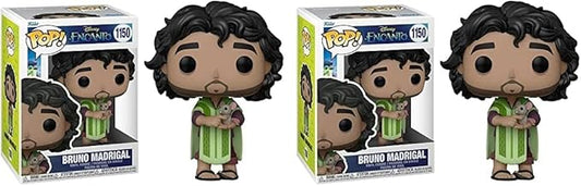 Funko POP Pop! Disney: Encanto - Bruno Madrigal POP 6 Multicolor 4 inches (Pack of 2)
