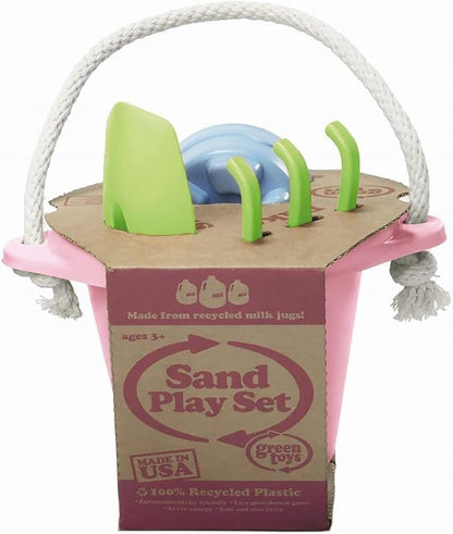 Green Toys Sand Play Set, Pink