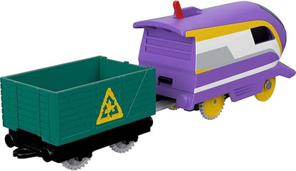 Thomas & Friends Motorized Toy Train Kana Battery-Powered Engine with Cargo for Pretend Play Preschool Kids Ages 3+ Years