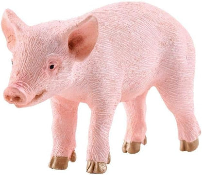 Schleich Farm World Piglet Standing Educational Figurine for Kids Ages 3-8, Pink