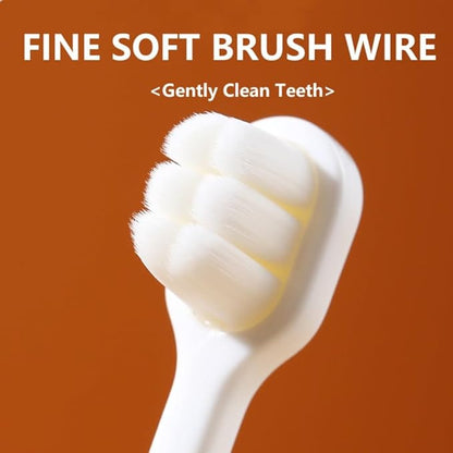 Neverfade Dinosaur Kids Toothbrush - Extra Soft Wide Head Toothbrush Tor Baby, 0.08mm Soft Filament Toddler Toothbrush for Kids 2-4,Make Brushing Fun and Protect Kids Delicate(Green)