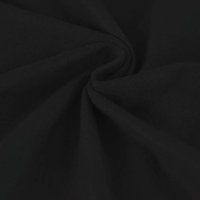 Easy-Going 6 Pieces Microfiber Stretch Sectional Recliner Sofa Slipcover Soft Fitted Fleece 2 Seats Couch Cover Washable Furniture Protector with Elasticity for Kids(Recliner Loveseat, Black)