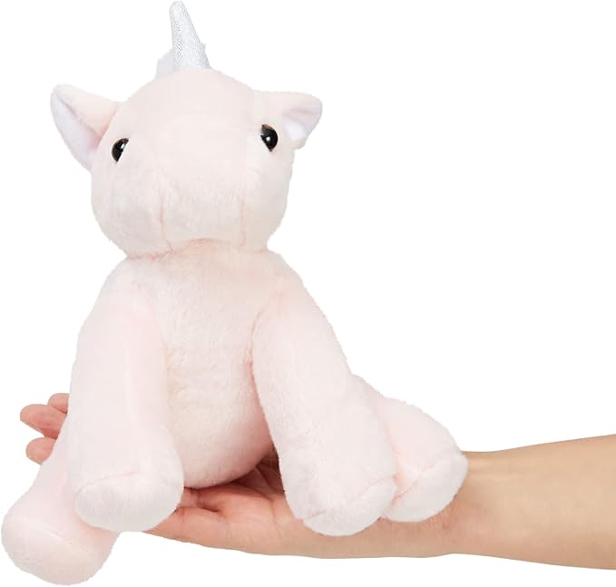 BLUE PANDA Small Unicorn Plush for Girls - 7 Inch Small Stuffed Unicorn Plush for Kids - Small Unicorn Stuffed Animal Toy - Pack of 4 Unicorn Plush Toys - Mini Unicorn Plush Toy